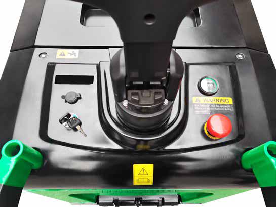 Lithium-Elektro-Niederhubwagen mit Plattform Feature 1